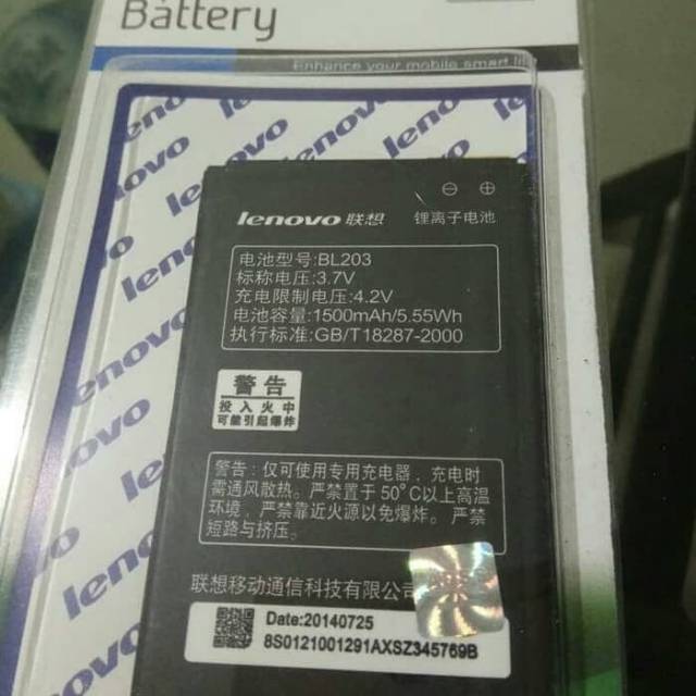 Baterai batre batrey Lenovo A369, A316 BL203 Original 100%