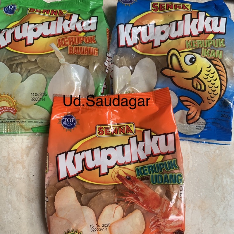 

Senna Krupukku Kerupuk Bawang / Ikan / Udang 200Gr