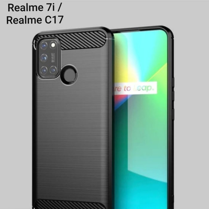 SALE Case HP Carbon Soft Realme 7I / Realme C17 Kondom NEW ARZ