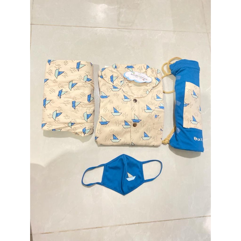 NEW Birds&amp;bees x Kanakaraja GIFT SET BOY Birds and Bees Size 4 Years