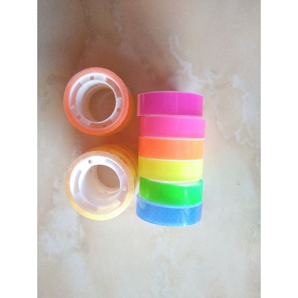 

ISOLASI / SELOTIP WARNA WARNI BENING ½ × 10M