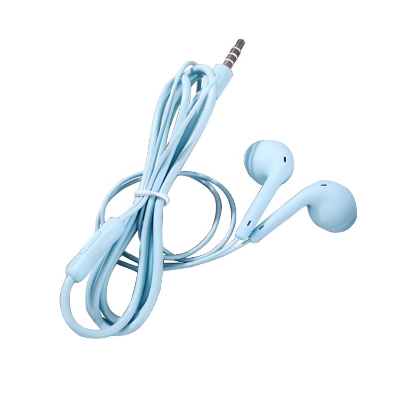 Vivi Headset Earphone Earbuds Sport Kabel Super Bass Jack 3.5mm Dengan Microphone Built-In