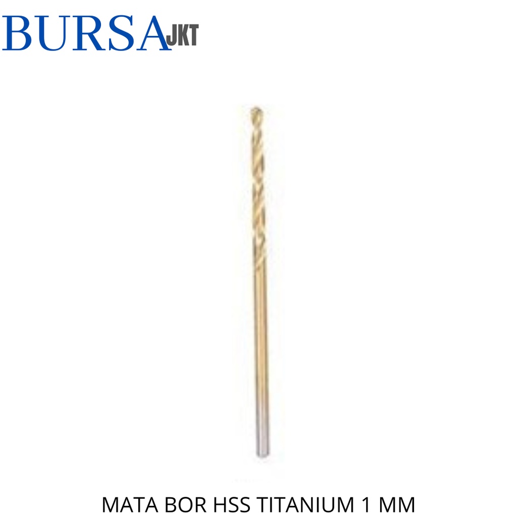 MATA BOR HSS GOLD TITANIUM COATED DRILL BIT 4241 1.0 MM