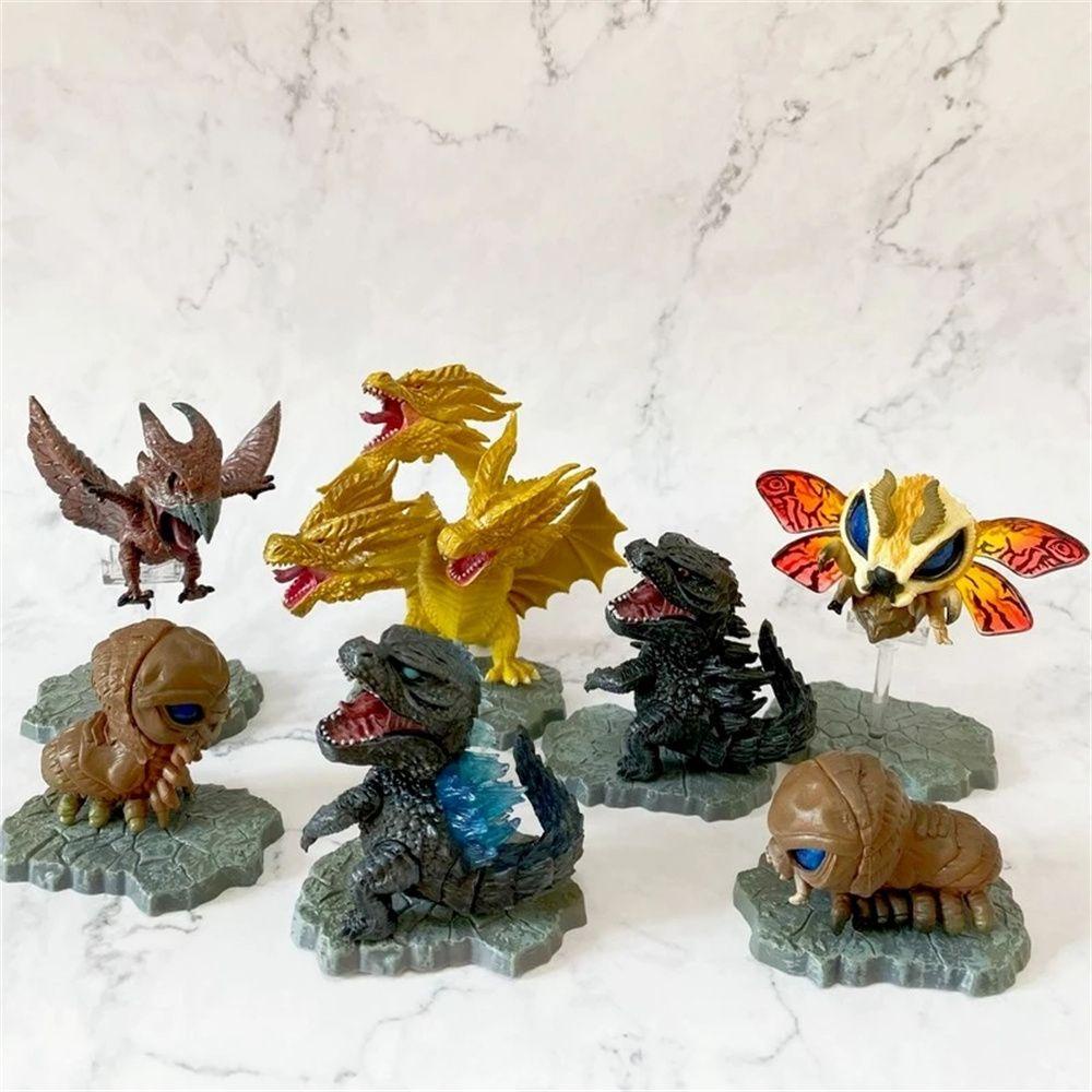 [Elegan] Godzilla Mainan Angka Mini Model Khusus Mainan Dinosaurus GodAzilla Toy Figure Figurine Mainan Godzilla Film Mainan