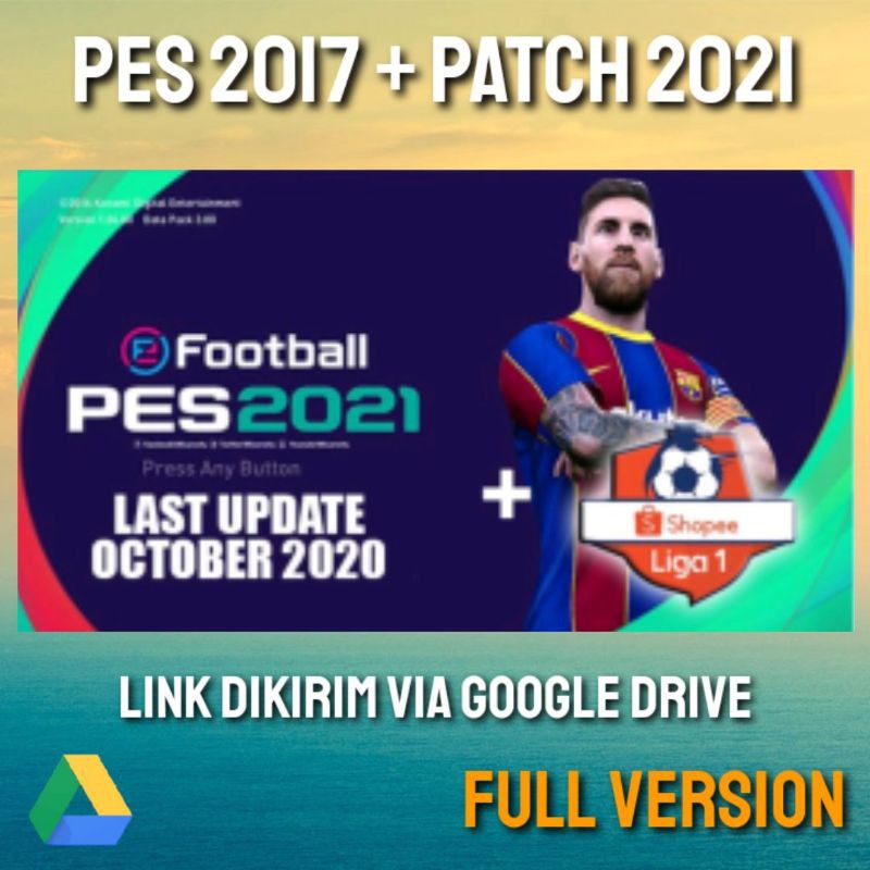 LINK PES 2017 UPDATE PATCH 2021 + LIGA SHOPEE UPDATE  