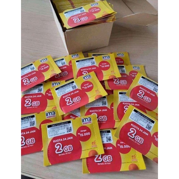 indosat 2gb usage jateng jabar segel