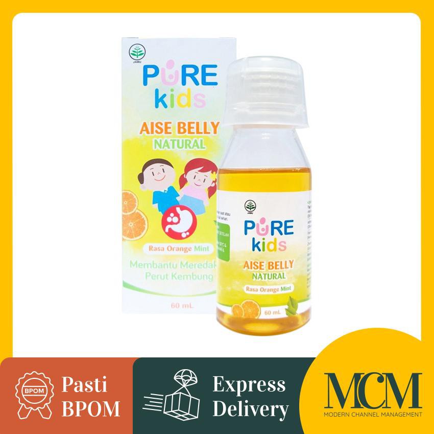 Obat Perut Kembung - Pure Kids Aise Belly - 60 mL