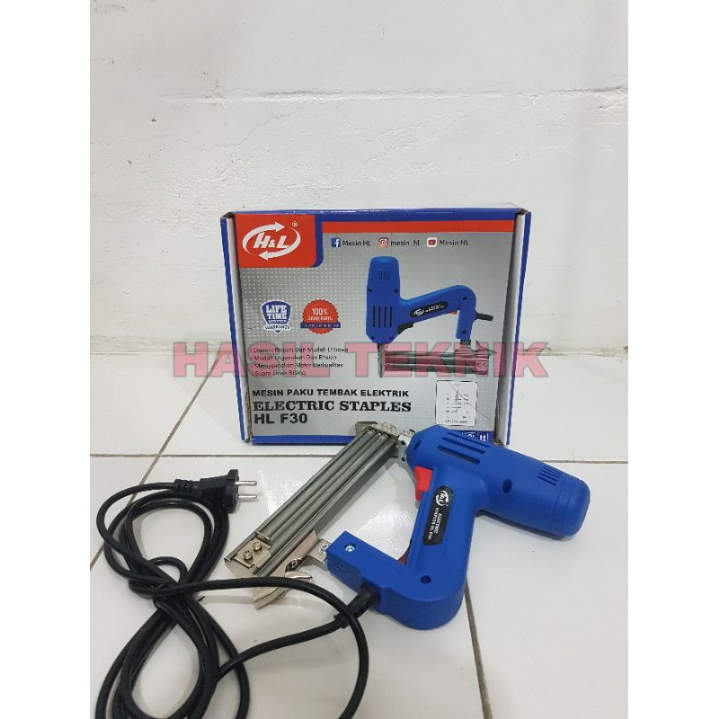 Mesin Paku Tembak Elektrik Staples H&L HL F30