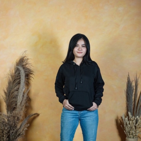 HOODIE BASIC POLOS / HOODIE UNISEX ( PRIA &amp; WANITA / BAHAN TEBAL / M-XXL