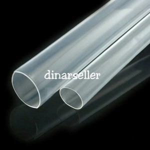 SELONGSONG BAKAR / HEATSHRINK TRANSPARAN 12MM PELINDUNG KABEL