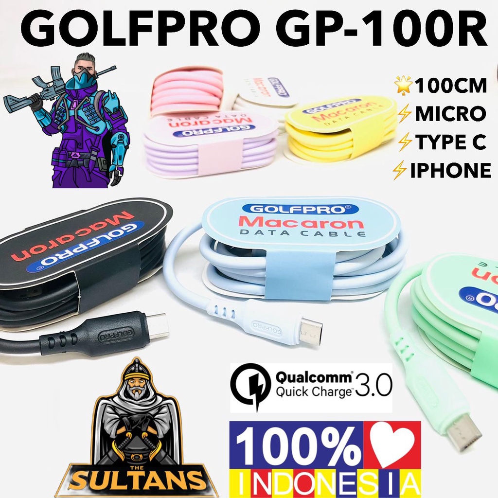 MINIGO Kabel Data Macaron Micro USB Support Fast Charging TYPE MICRO-USB I-PHONE DAN TYPE-C