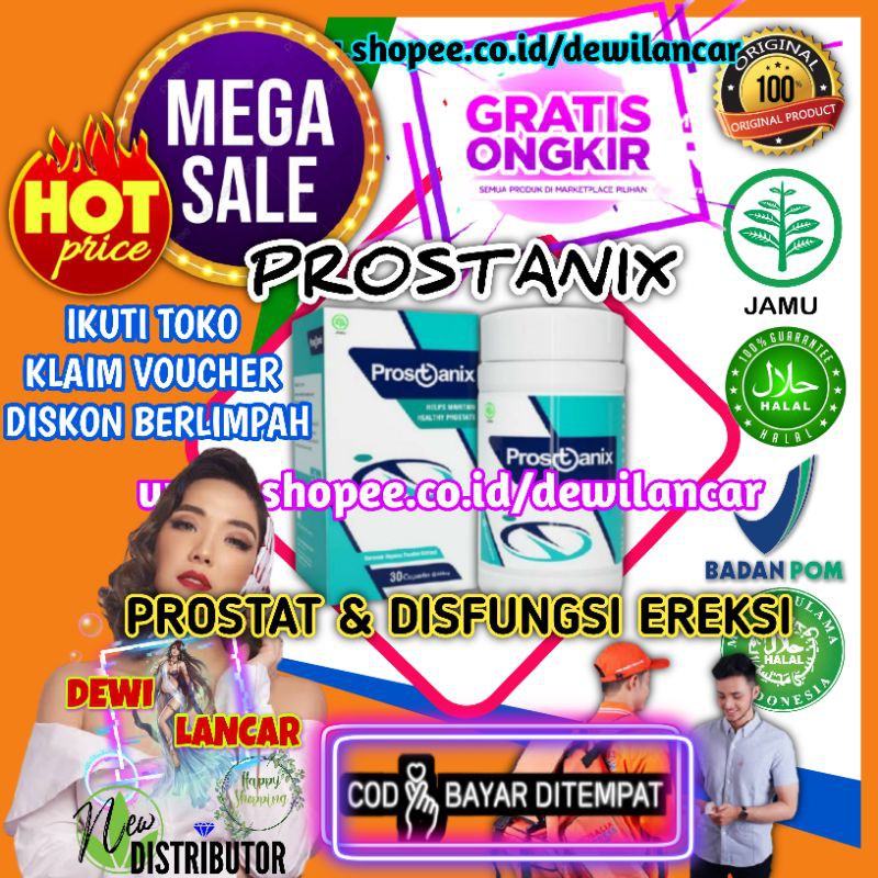 PROSTANIX PROSTERO ASLI 100% ORIGINAL OBAT HERBAL MENYEMBUHKAN PROSTAT OBAT KUAT PRIA TAHAN LAMA