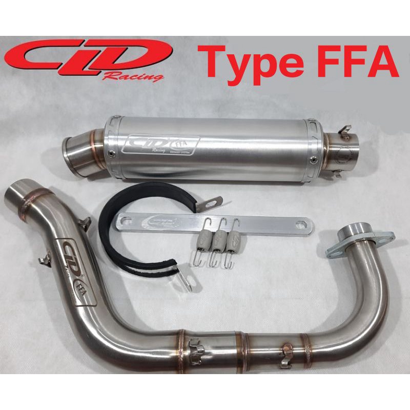 KNALPOT CLD Racing Mio/Nouvo/Beat Karbu/Fi/Scoopy/fi..Type FFA..150cc sampai 200cc up..PNP