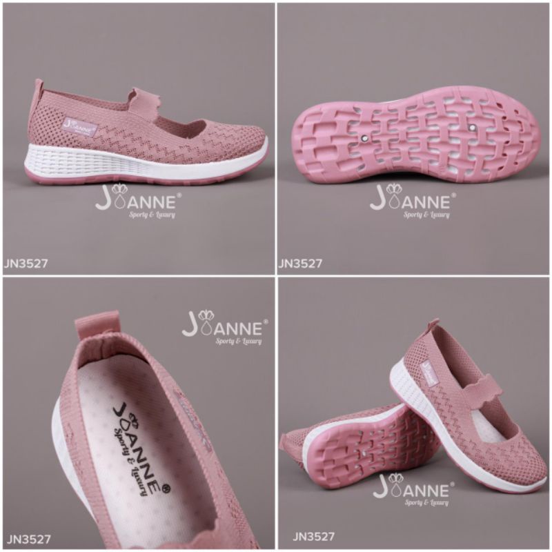 RESTOCK!! [ORIGINAL] JOANNE FlyKnit Flats Shoes Sepatu Wanita #JN3527