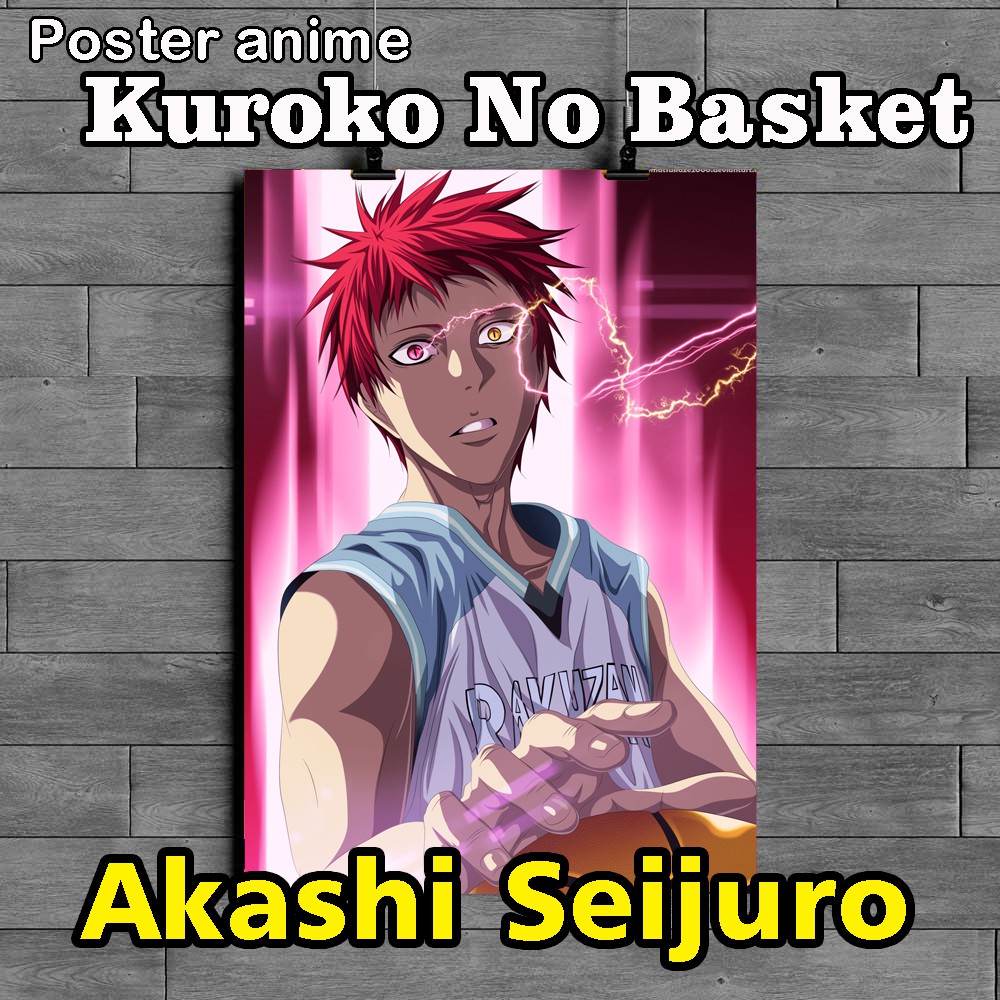 Poster Anime Kuroko No Basket Akashi Seijuro full colour murah meriah istimewa kwalitas hd istimewa