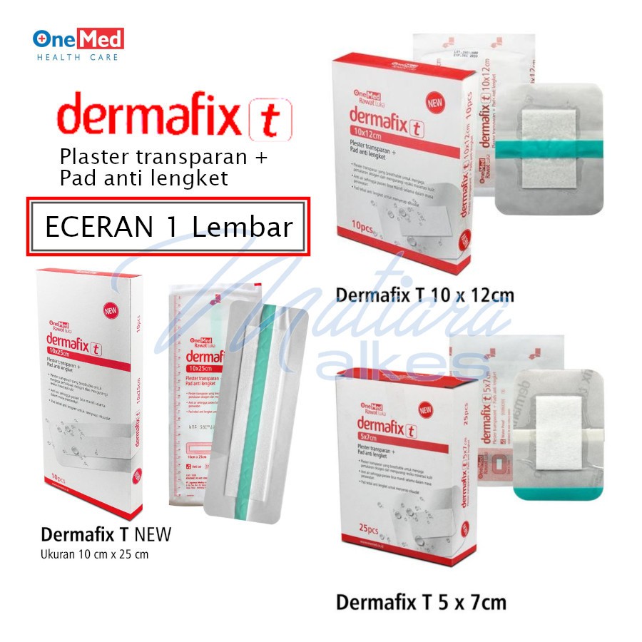 ECERAN - Dermafix T Plester Luka Transparan Anti Air