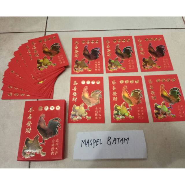 

Angpau imlek ayam famili isi 25