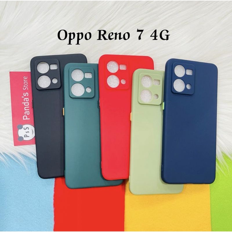 Case Oppo Reno 7 4G Babycase + Pelindung Kamera, Makaron Full Color (PsS)