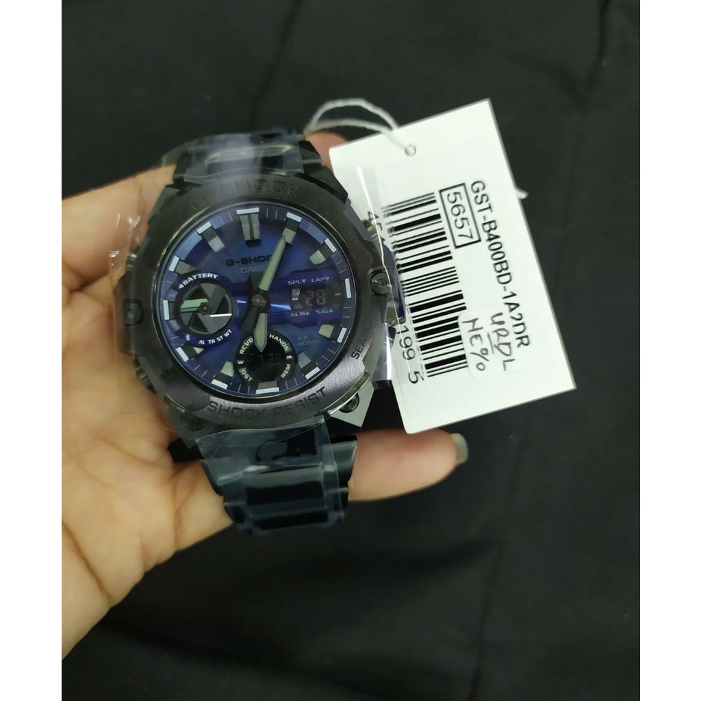 Jam Tangan Pria G-SHOCK GST-B400BD-1A2DR Original