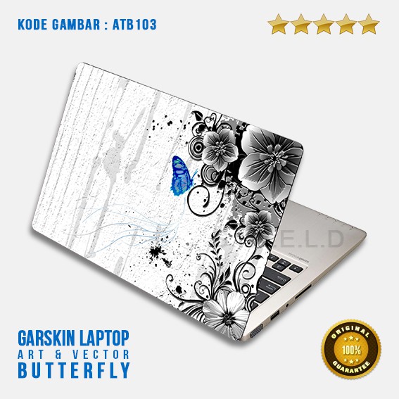 Garskin / Skin / Cover / Stiker Laptop - Butterfly 3