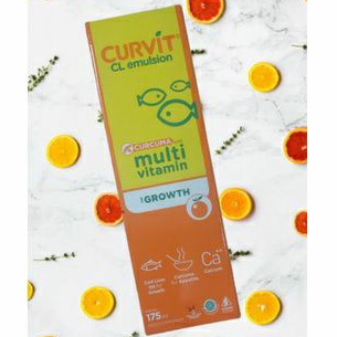 curvit cl emulsion multivitamin growth | 175 ml