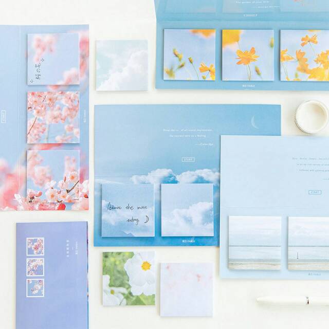 

Flower and Cloud Series Sticky Notes