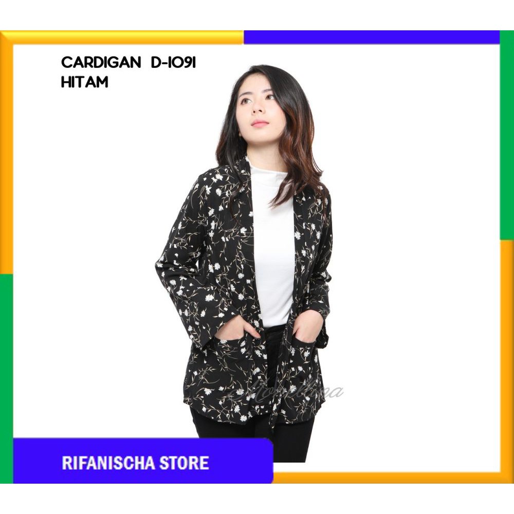 Rf Cardigan Monalisa Murah Wanita Kekinian D 1091(MF)