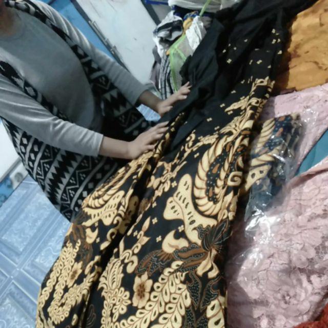 Family Ada Anaknya) Batik Couple 2499 Motif Manggar  Couple Gisel Sumber Rejeki