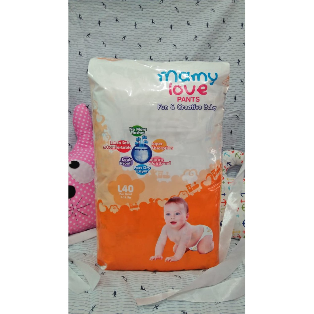 Mamy Love Pants L 40 - HTA SUSU / PAMPERS / DIAPERS