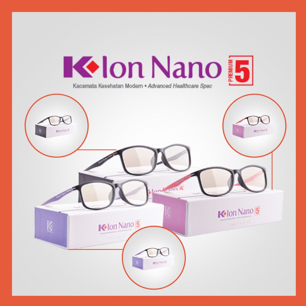 KACAMATA TERAPI ION NANO PREMIUM 5 | [FREE ONGKIR] K-ion Nano Premium 5 - Kacamata Ion Nano Premium 