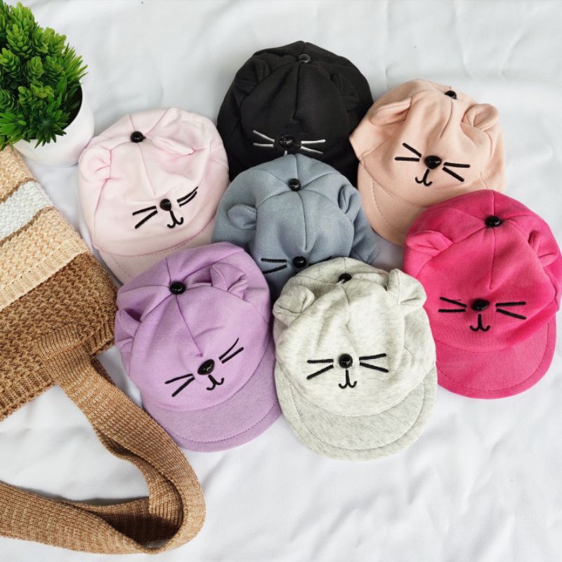 Topi anak bayi lucu kupluk baby allsize muat 3 6 9 bulan murah