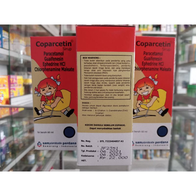 COPARCETIN SIRUP 60 ML - ED 02/2025