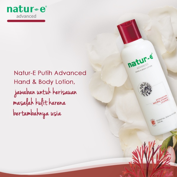 ORIGINAL Natur-E Hand Body Lotion Series Isi 100ml &amp; 245ml / Natur E / LEDI MART