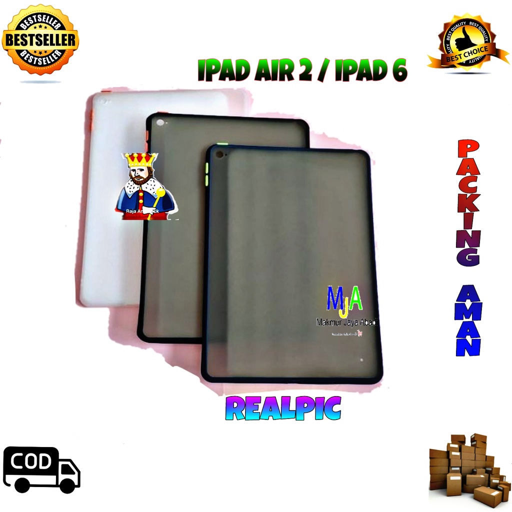 SOFTCASE IPAD AIR 2 / IPAD 6 - CASE MATTE FULL COLOUR MY CHOICE BUMPER CASE PELINDUNG KAMERA