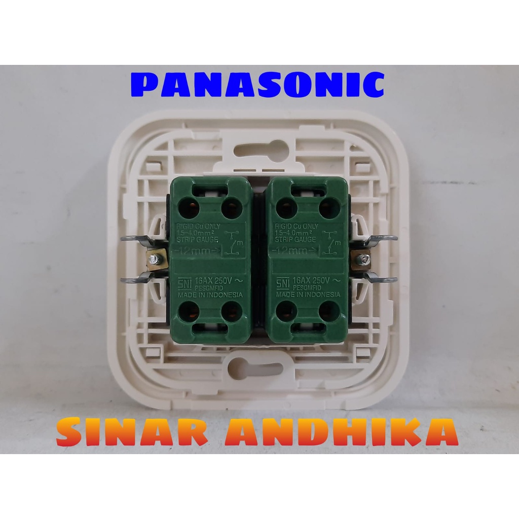 SAKLAR SERI KECIL INDIKATOR PUTIH PANASONIC WEJ 78029+WEJ 5571