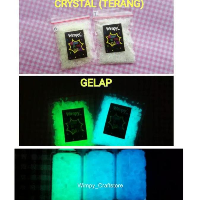 

HOT SALE pasir crystal bubuk fosfor cat glow in the dark powder bahan terrarium