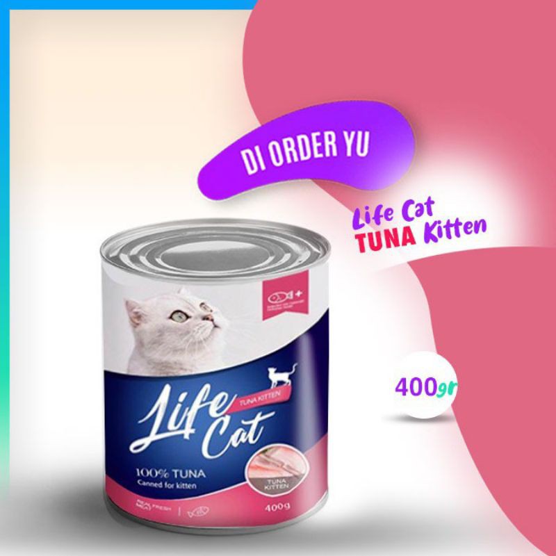 GOJEK Life Cat Kaleng Kitten Tuna 1dus (24 kaleng) Life Cat