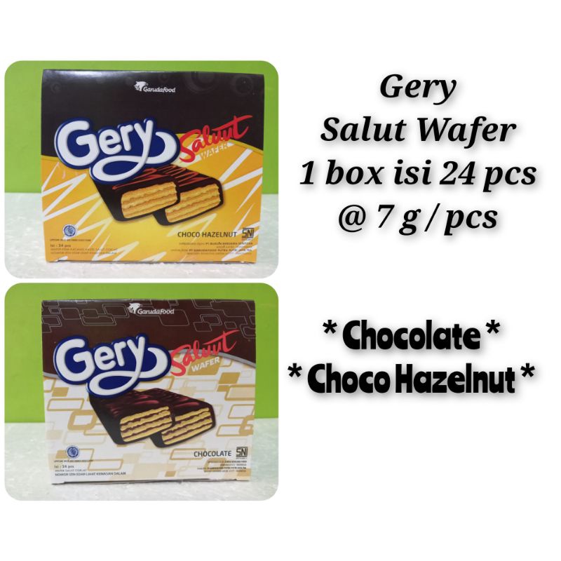 

Gery Salut Wafer box - 24 pcs × 7 g