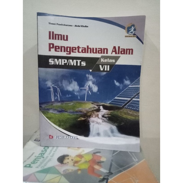 buku IPA kelas 7 SMP bumi aksara