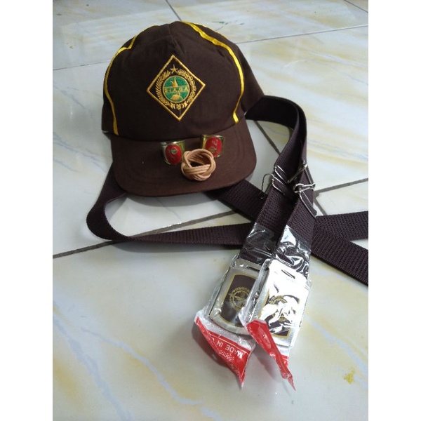 paketan spesial topi siaga,gesper pramuka,ring kacu