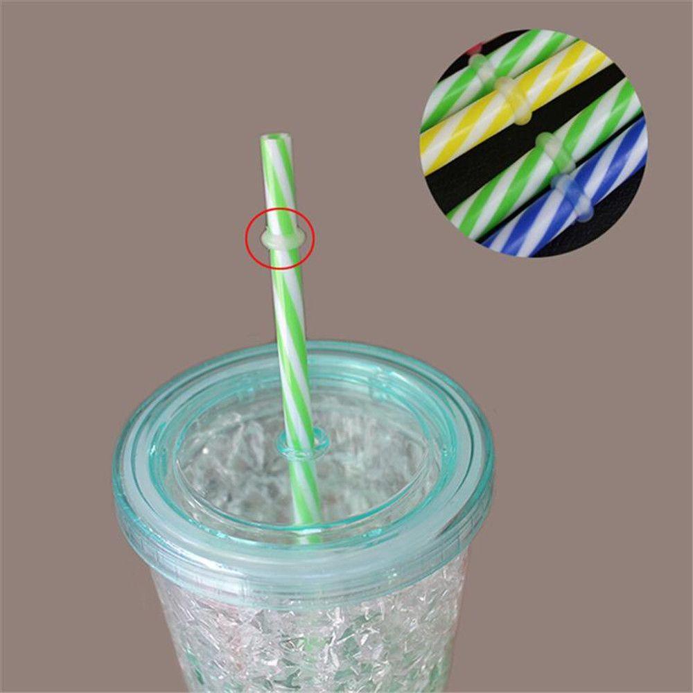 Top Sedotan Minum Reusable Colorful Plastik Perlengkapan Pesta