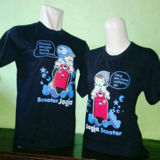 PROMOCp Baju Couple Lengan pendek /Kaos Couple Jogja
