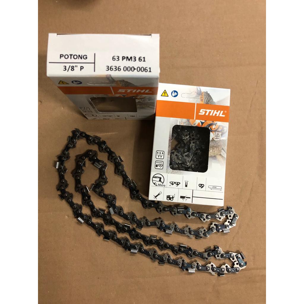Rantai Chain Saw Stihl Ms 210 18 Inch Asli Shopee Indonesia
