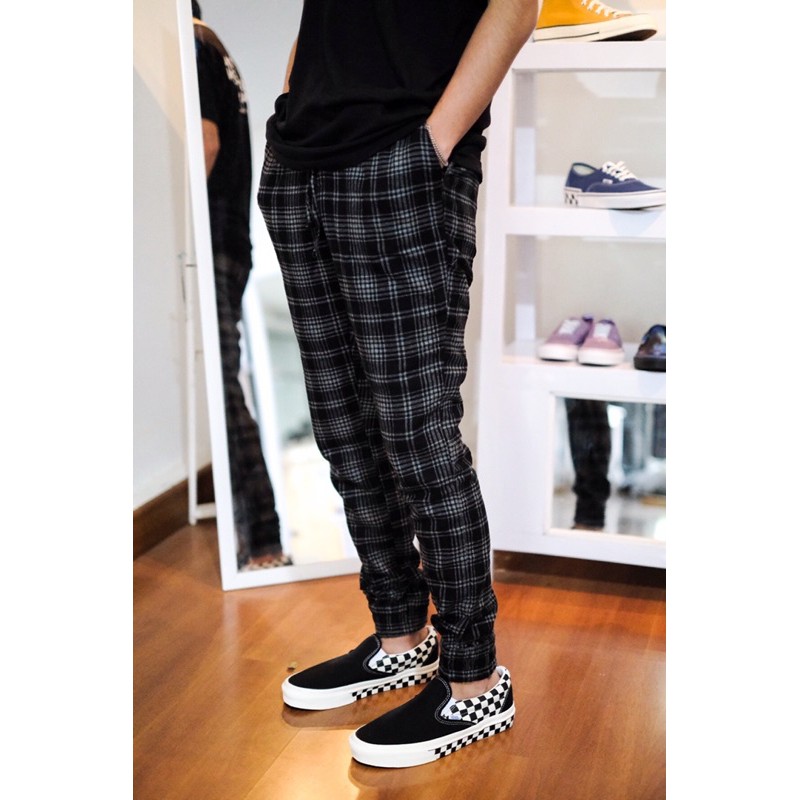 ANKO JOGGER PANTS SQUARE MOTIF