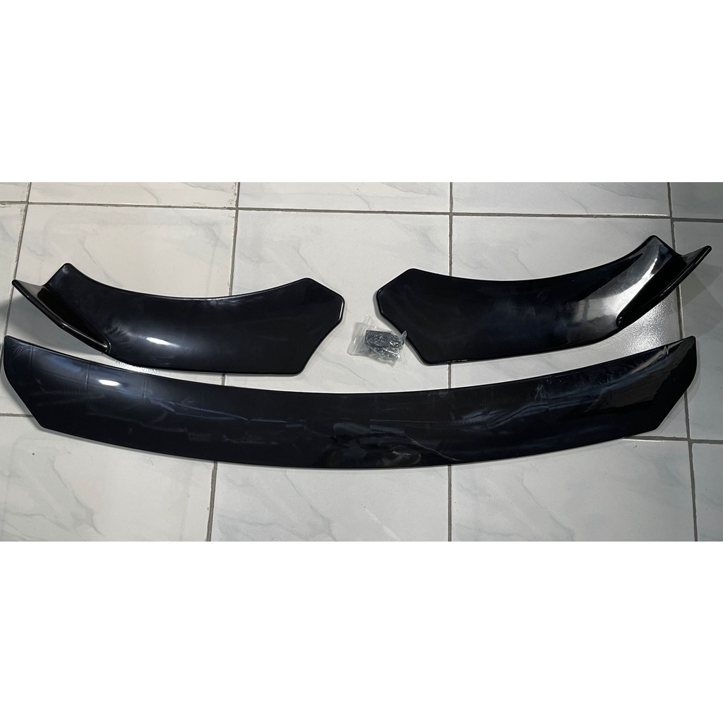 Winglet Sambung Mobil Universal Hitam SET