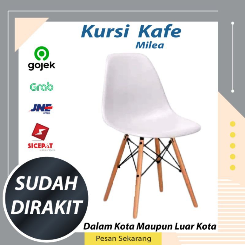 Kursi Cafe / Kursi Kaki Kayu / Kursi Cafe Milea