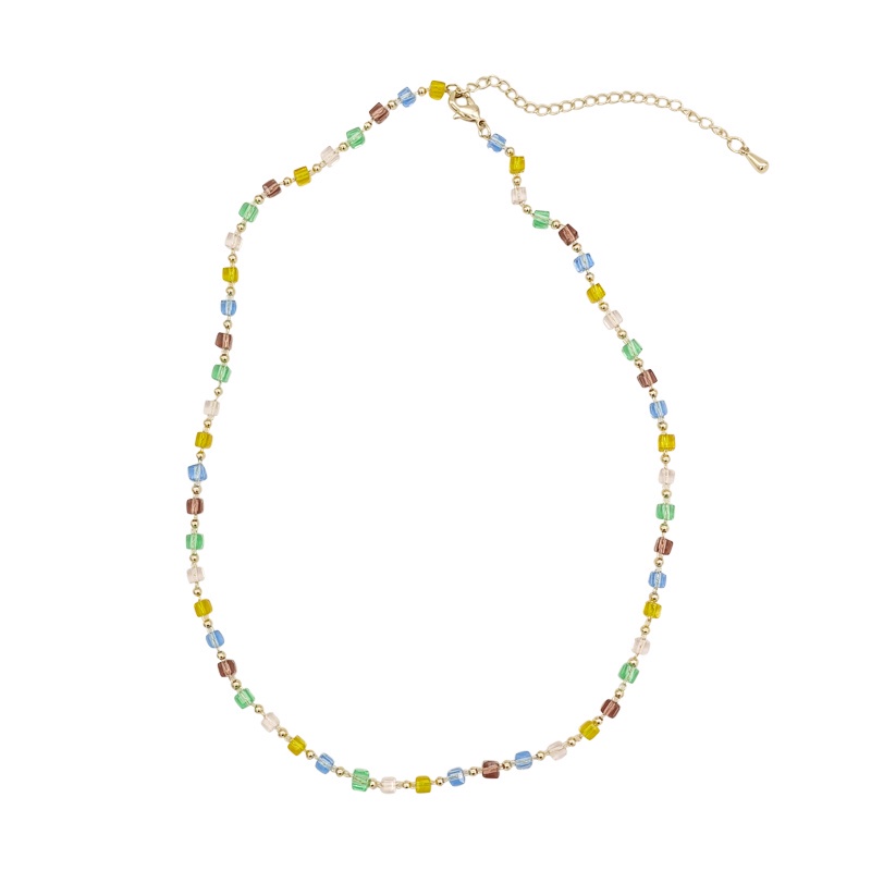 Color Necklace Accessories   Clavicle Chain Korean Version  Simple Individual