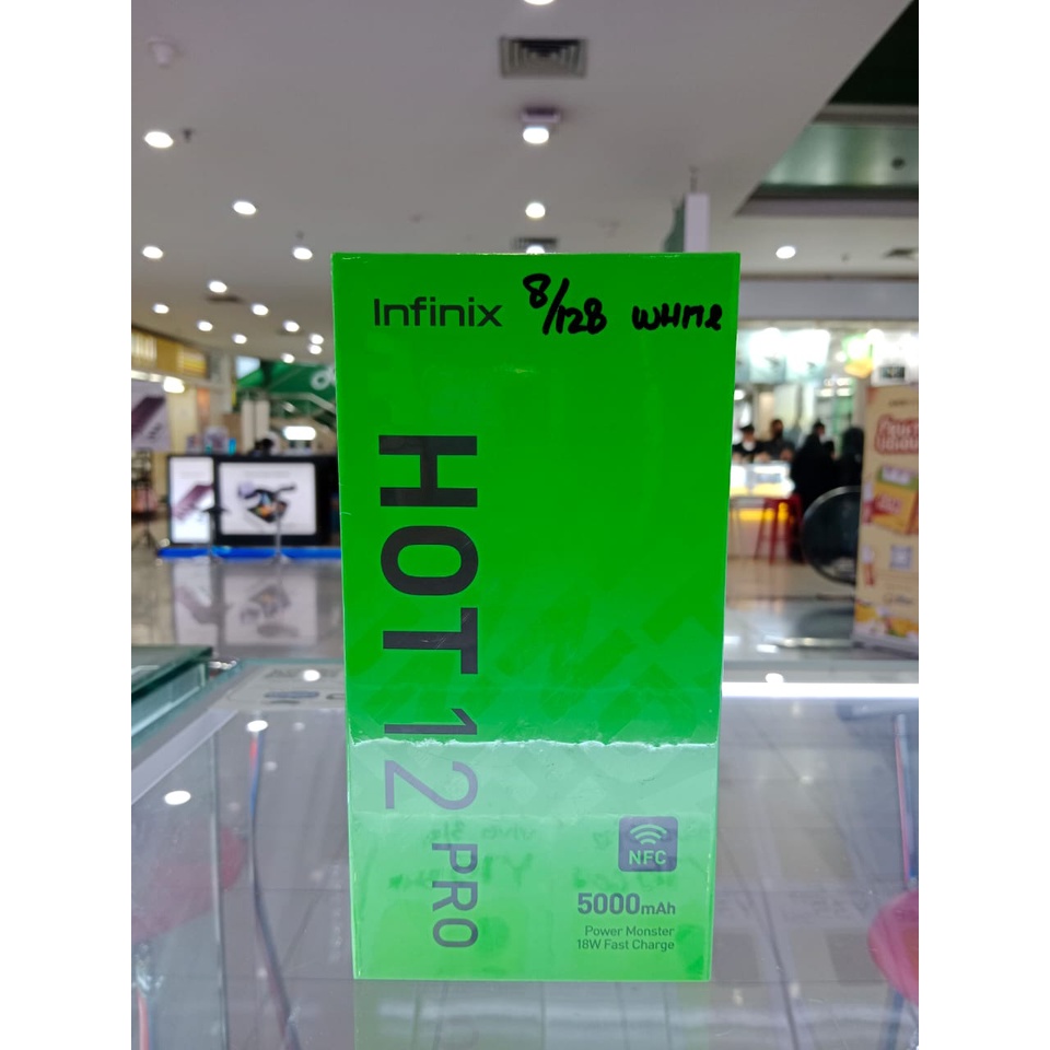 Jual INFINIX HOT 12 PRO 8/128GB NFC GARANSI RESMI RAM 8GB INTERNAL
