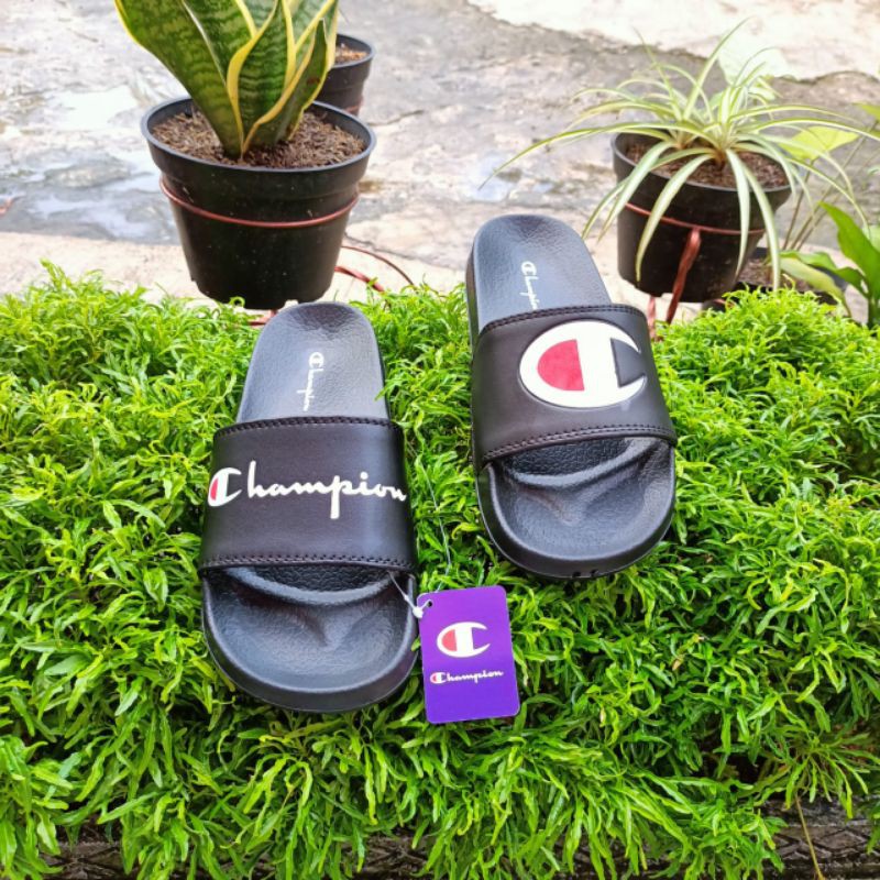 Sandal Selop Pria Champion Sendal Slide On Pria Dan Wanita