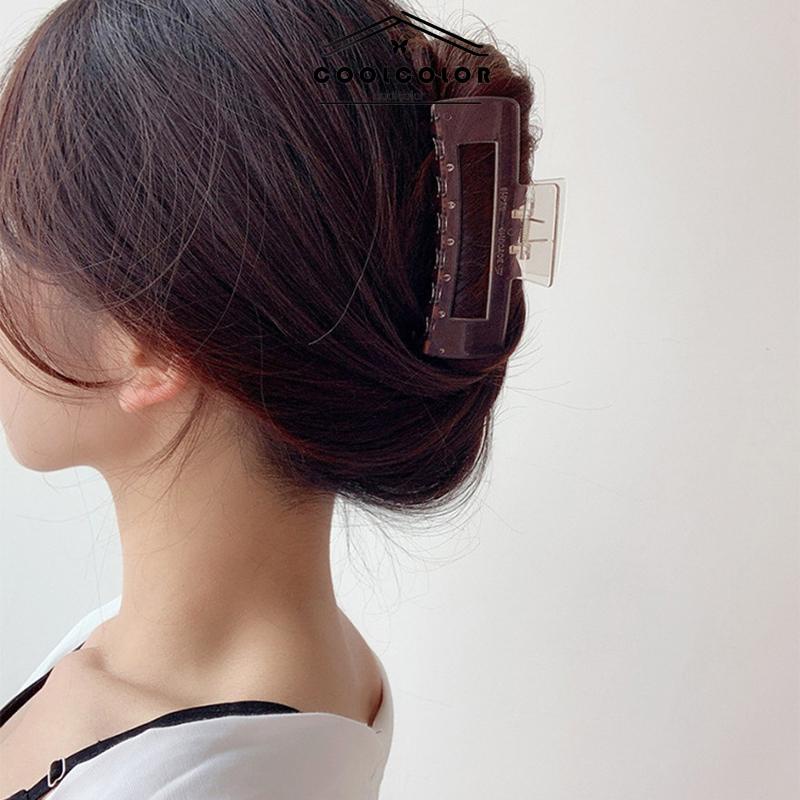 COD❤️Korea Temperamen piring jepit rambut aksesoris rambut mandi besar klip hiu Retro Untuk Wanita perempuan Murah Import Aksesoris Perhiasan Ready Stock